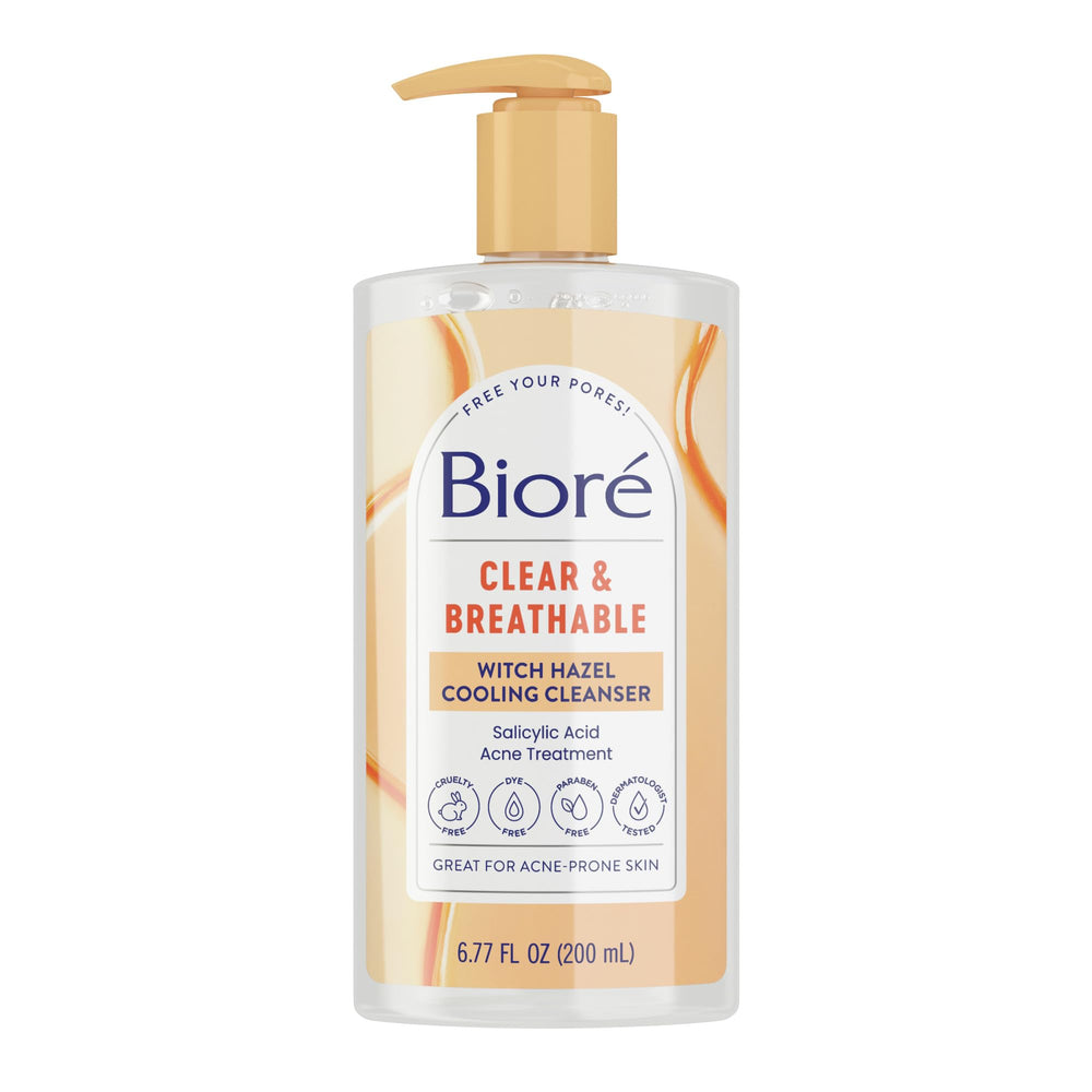 Bioré front packaging showing cleanser and cooling gel benefit