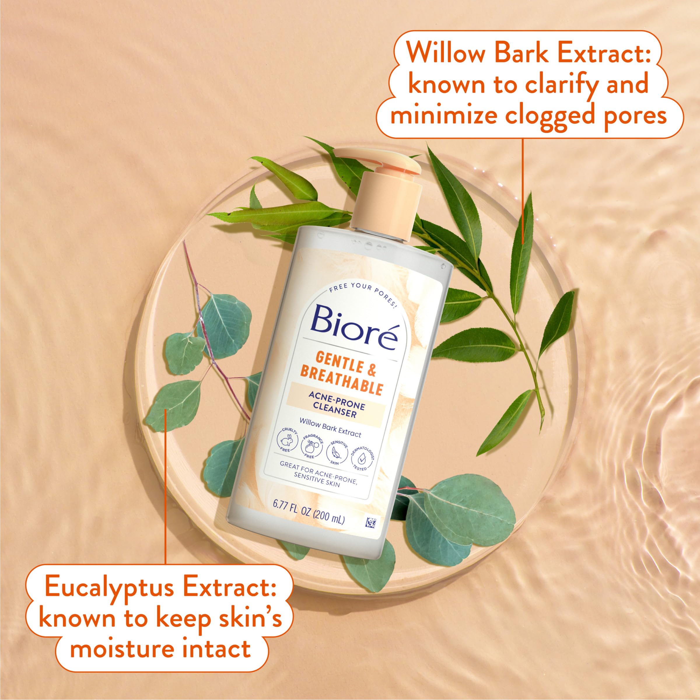 Bioré willow bark and eucalyptus ingredients highlight clarifying benefits