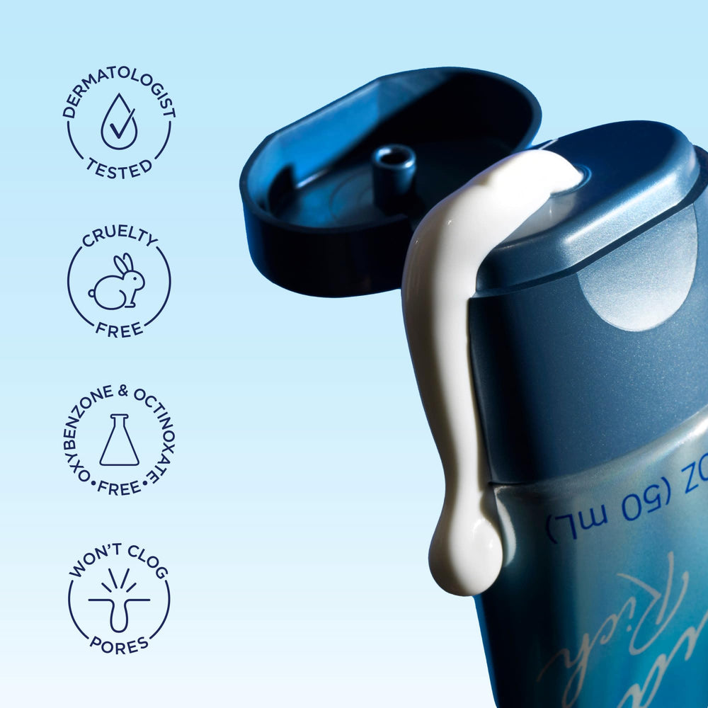 Bioré label close-up highlighting hyaluronic acid ingredient and hydration benefit