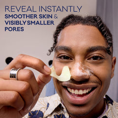 Bioré nose mask in bathroom setting fitting into daily skincare