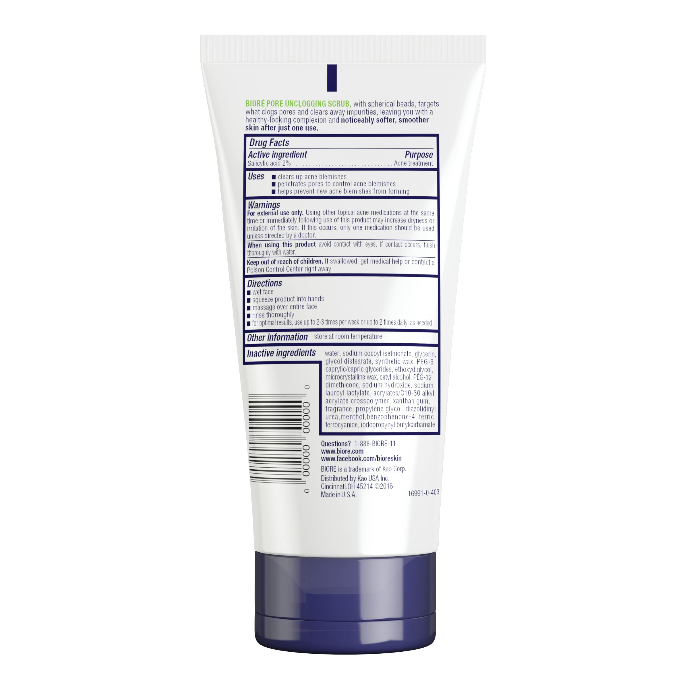 Bioré tube on bathroom shelf in lifestyle scene suggesting daily skincare routine
