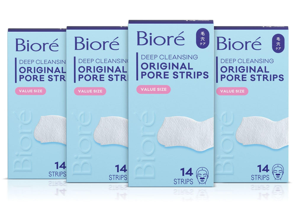 Bioré front box showing product and count, helps identify pack quickly