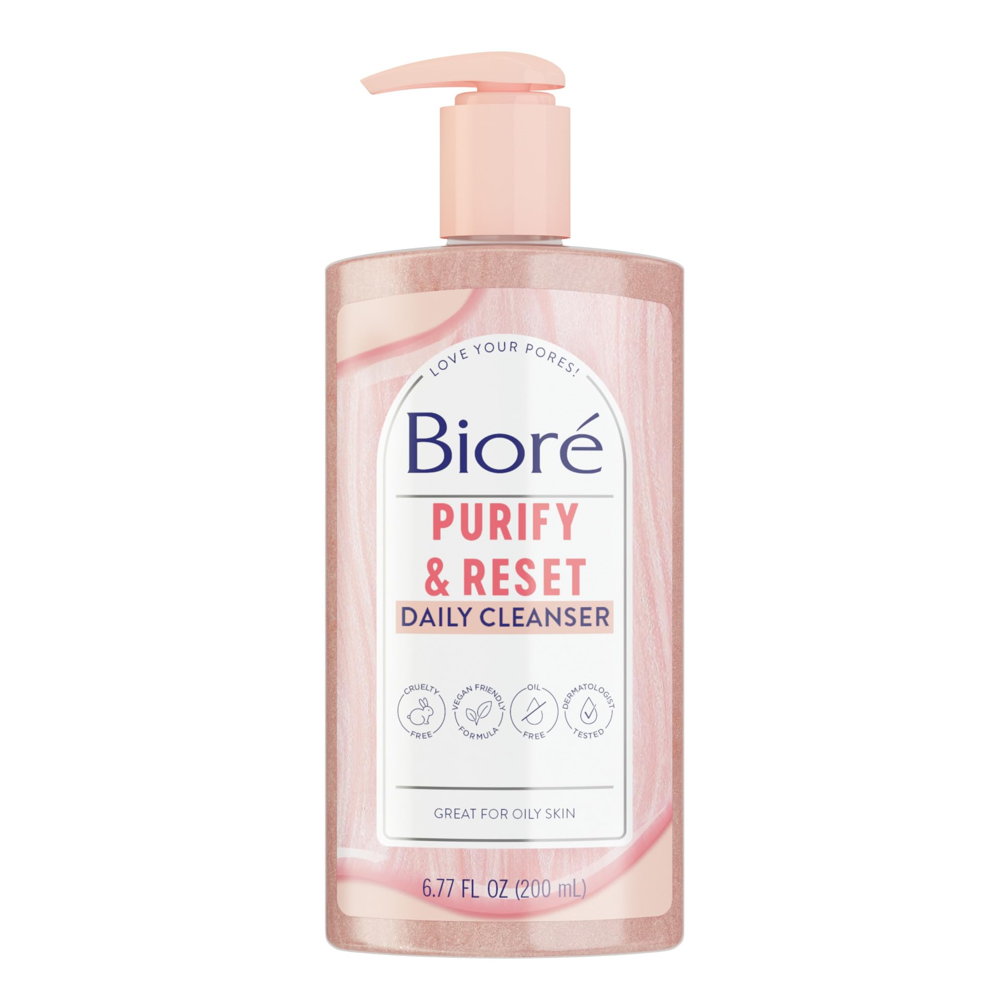 Bioré front packaging displaying product and branding for quick recognition and trust