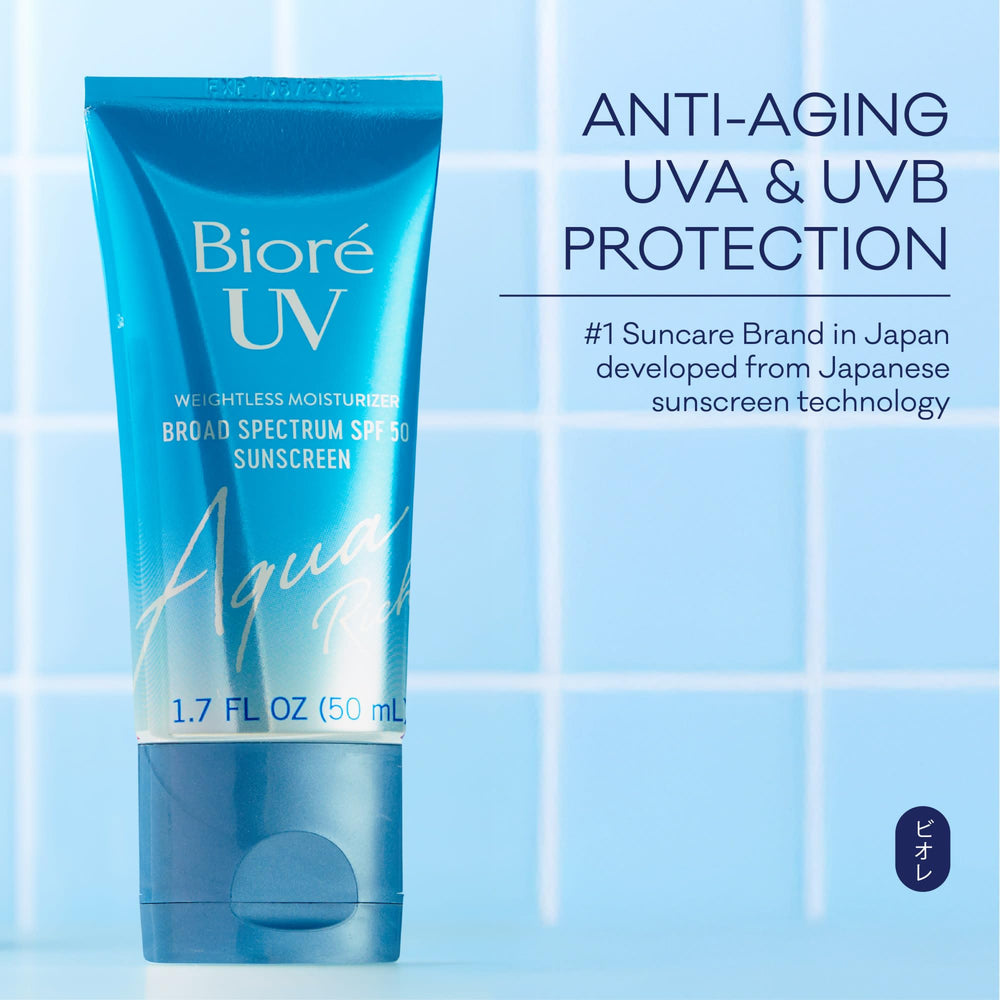Biore 1.7 oz size comparison showing convenient travel-friendly volume