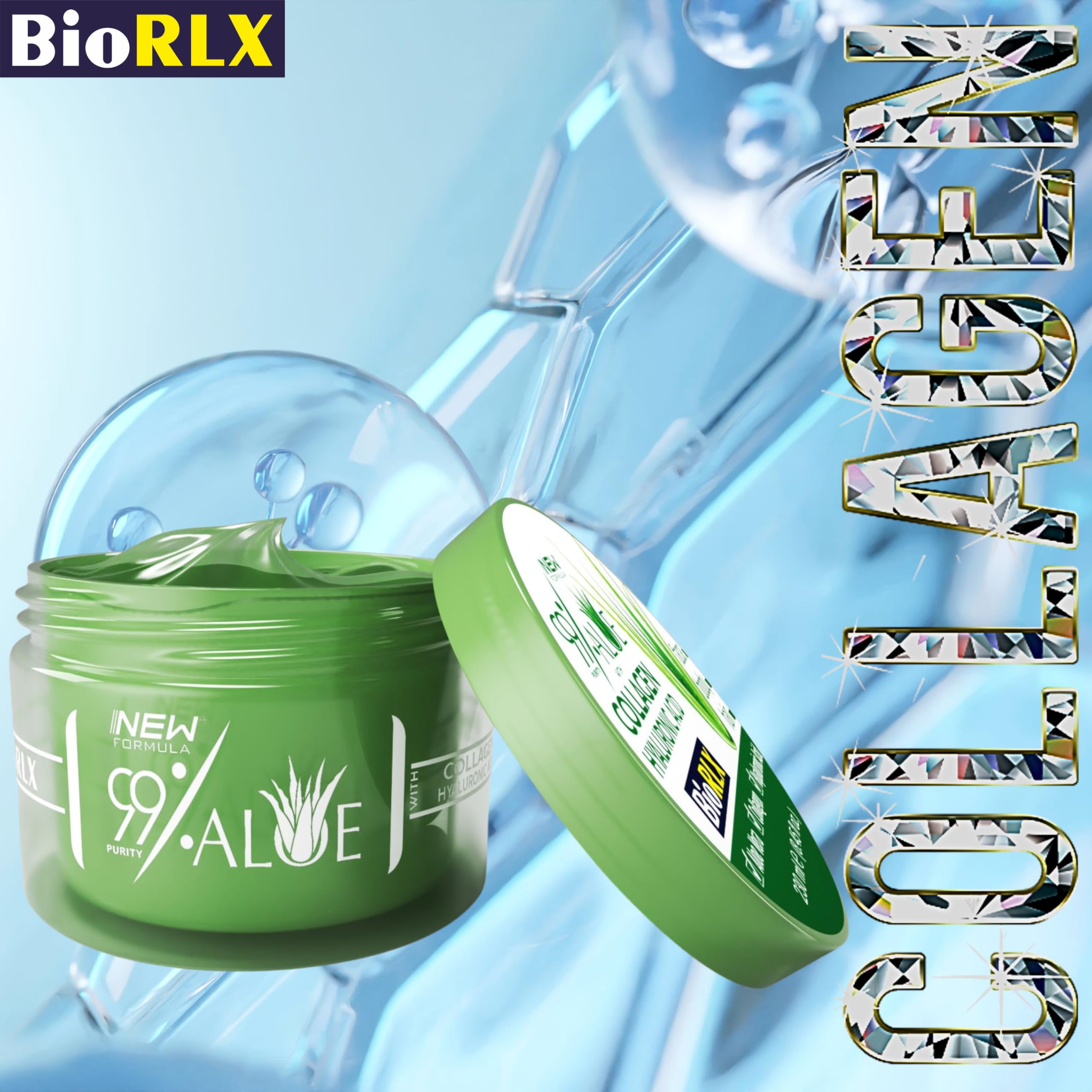 BioRLX being applied to forearm providing cooling relief and hydration