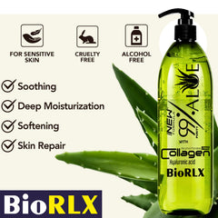 BioRLX bottle on bathroom shelf in lifestyle setting for daily routine use