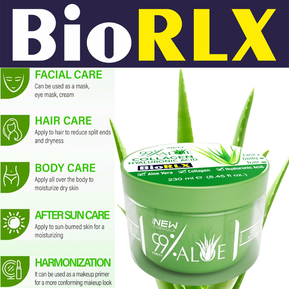 BioRLX jar held in hand to show true 8.5 fl.oz size and scale