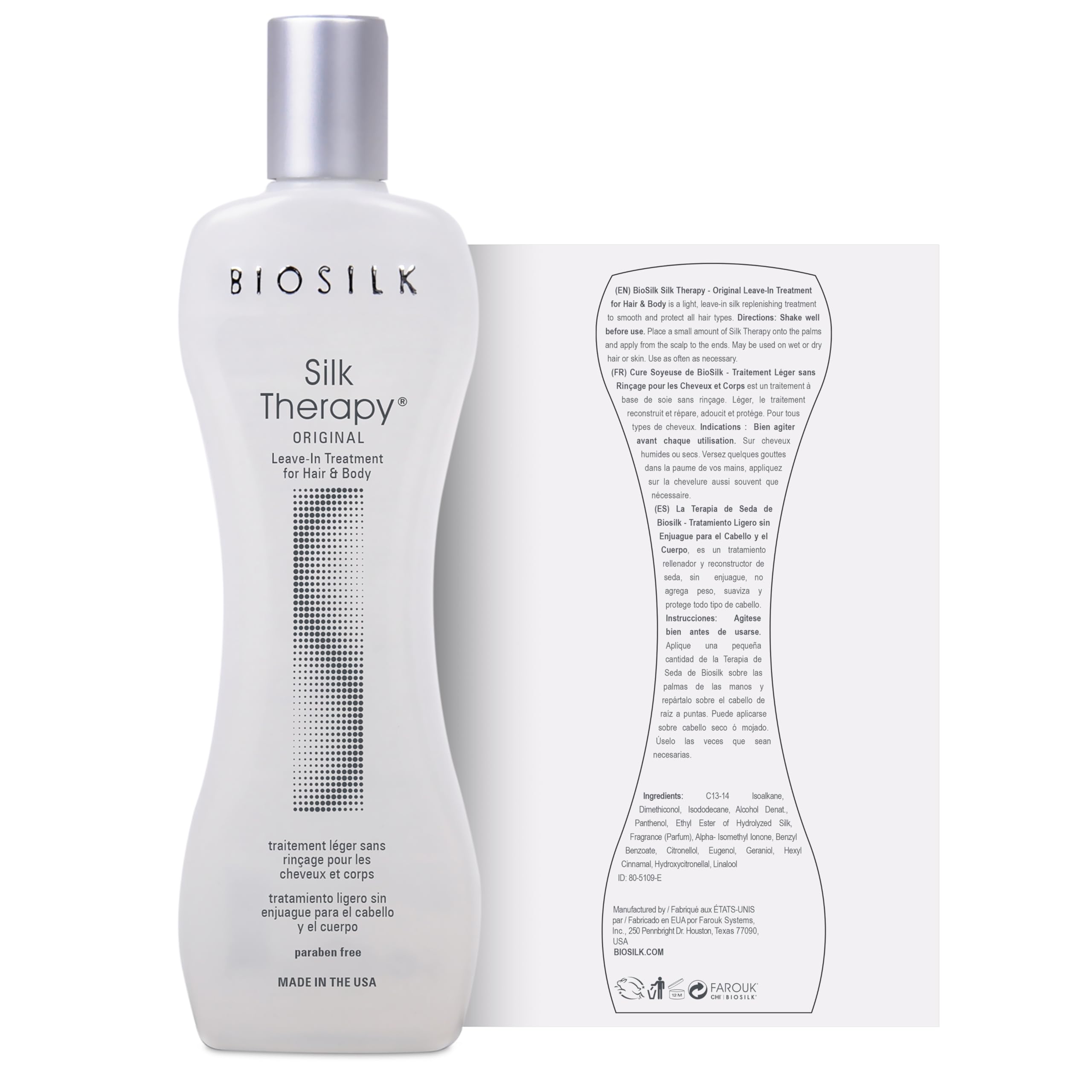 BioSilk before and after hair shine comparison showing visible gloss improvement