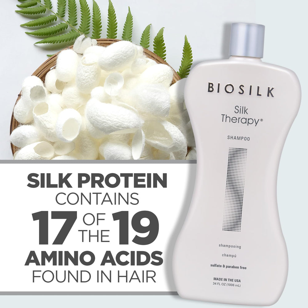 BioSilk shampoo in bathroom setting for everyday routine benefit