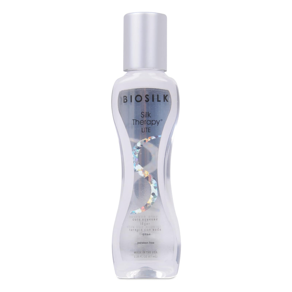 BioSilk front bottle showing label and product size for travel convenience