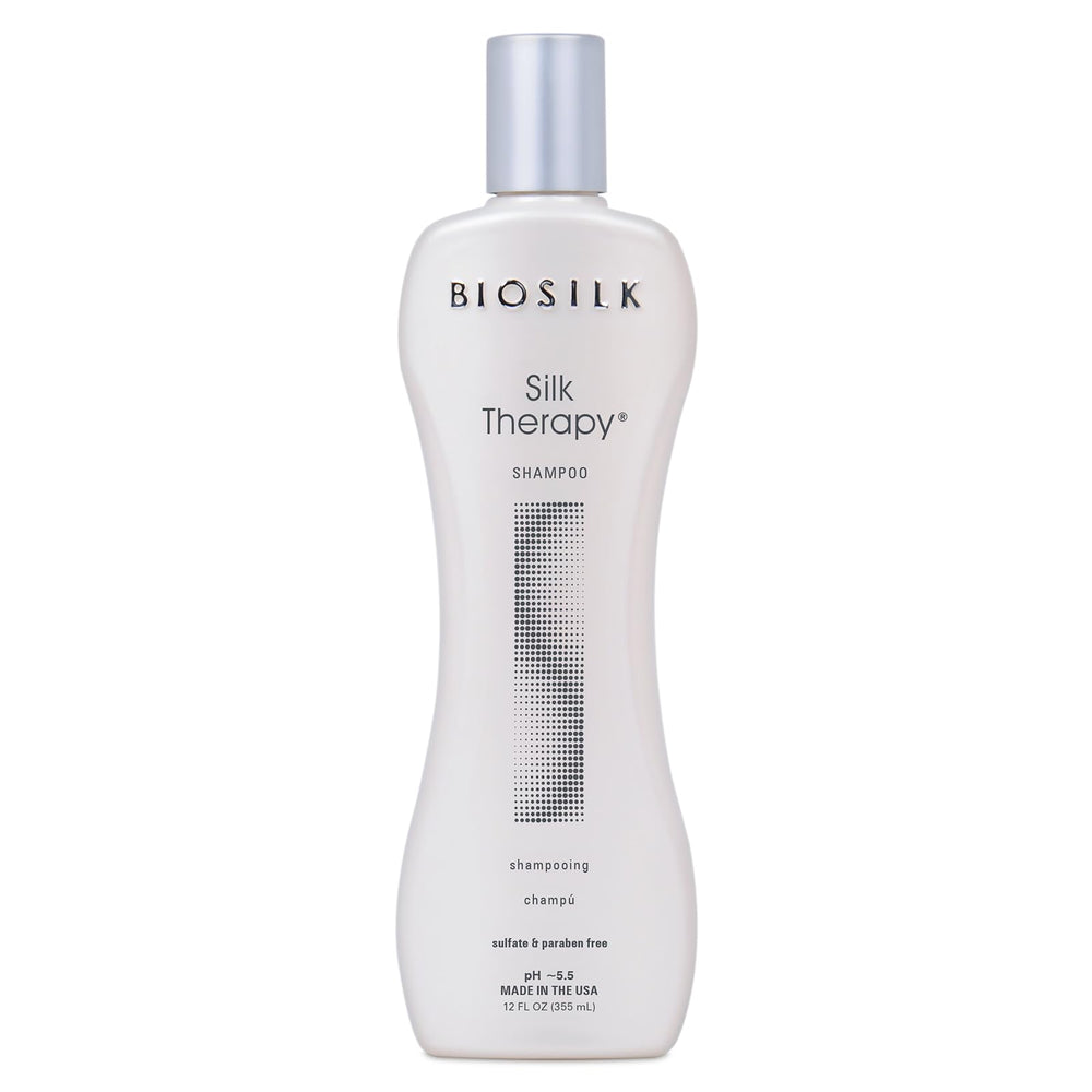 BioSilk bottle front label showing product name and benefits