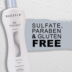 BioSilk 12 oz bottle next to hand for clear size reference