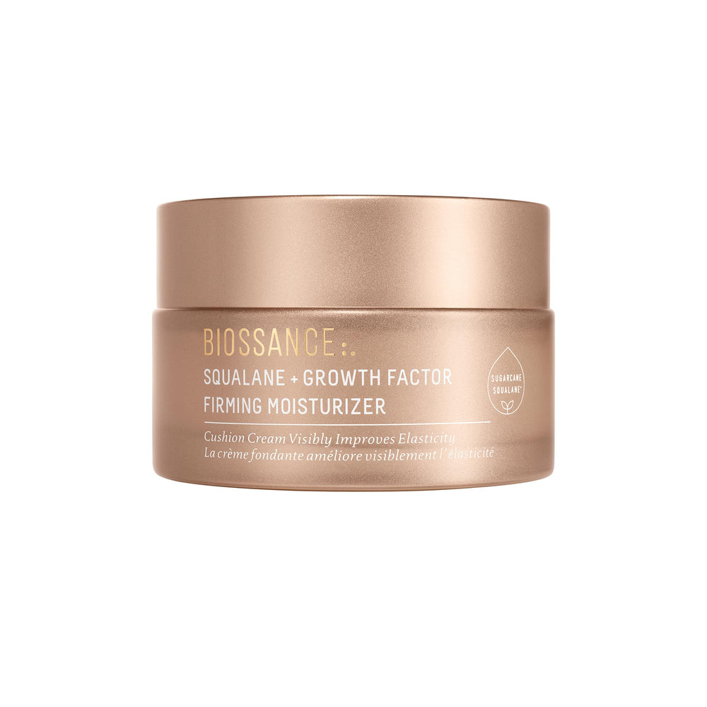 BIOSSANCE front jar showing 50ml packaging and brand hydration benefit