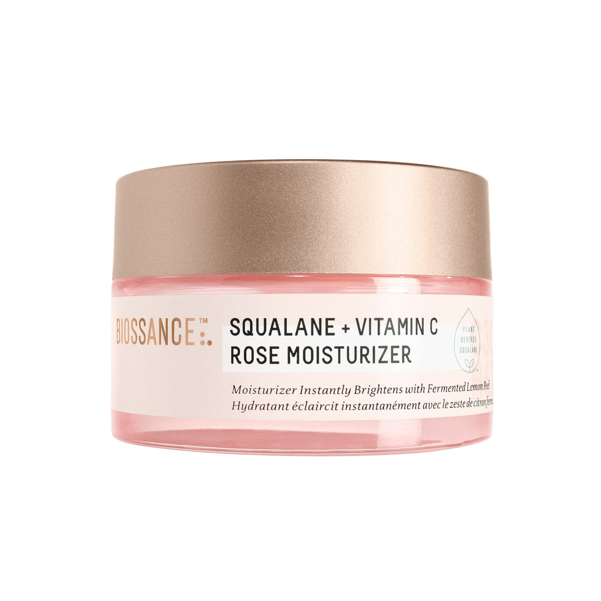 BIOSSANCE front packaging shows product and benefits for daily hydration