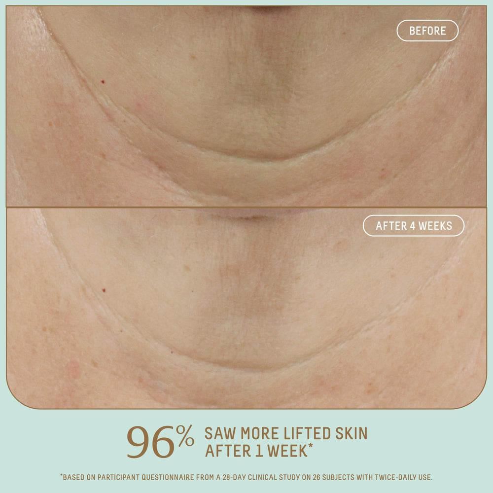 Biossance close-up of gel-serum texture highlighting fast absorption and hydration
