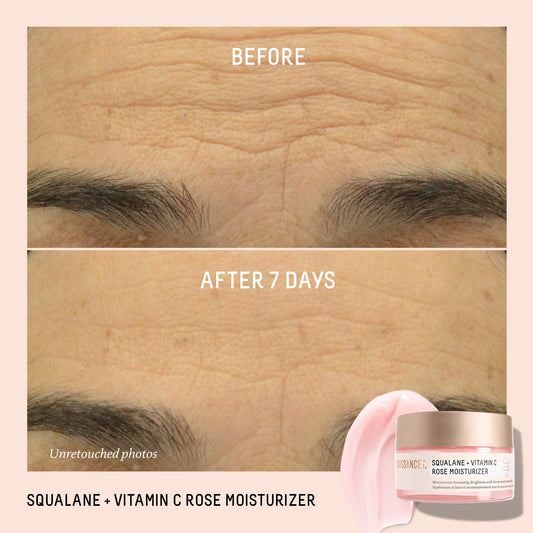 BIOSSANCE cream texture close-up demonstrating smooth hydrating formula