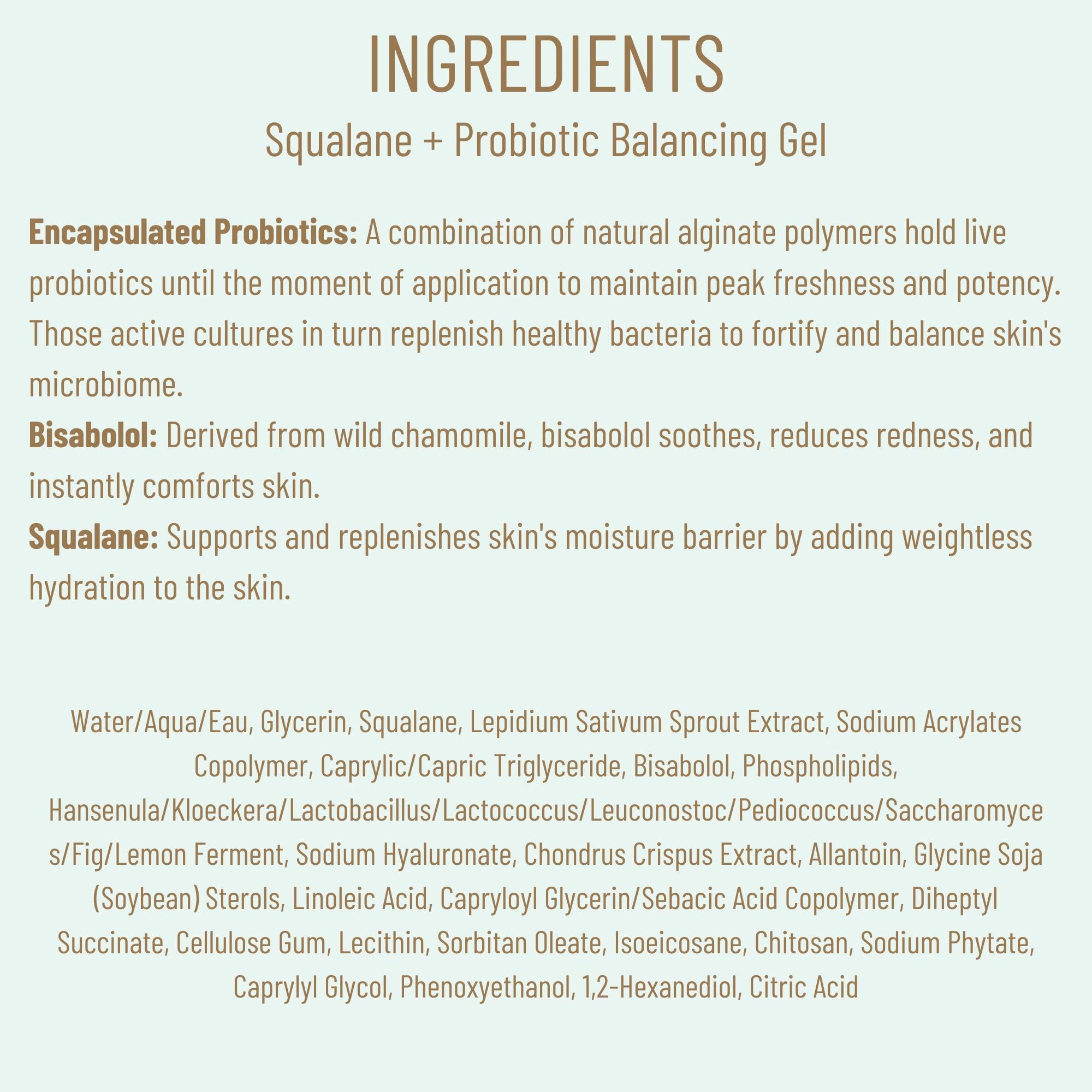 BIOSSANCE packaging label detail close-up highlighting key ingredients and claims