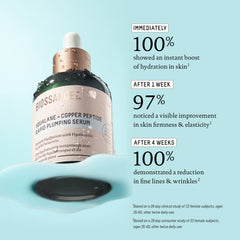 Biossance dropper pipette dispensing serum illustrating precise, minimal-waste application