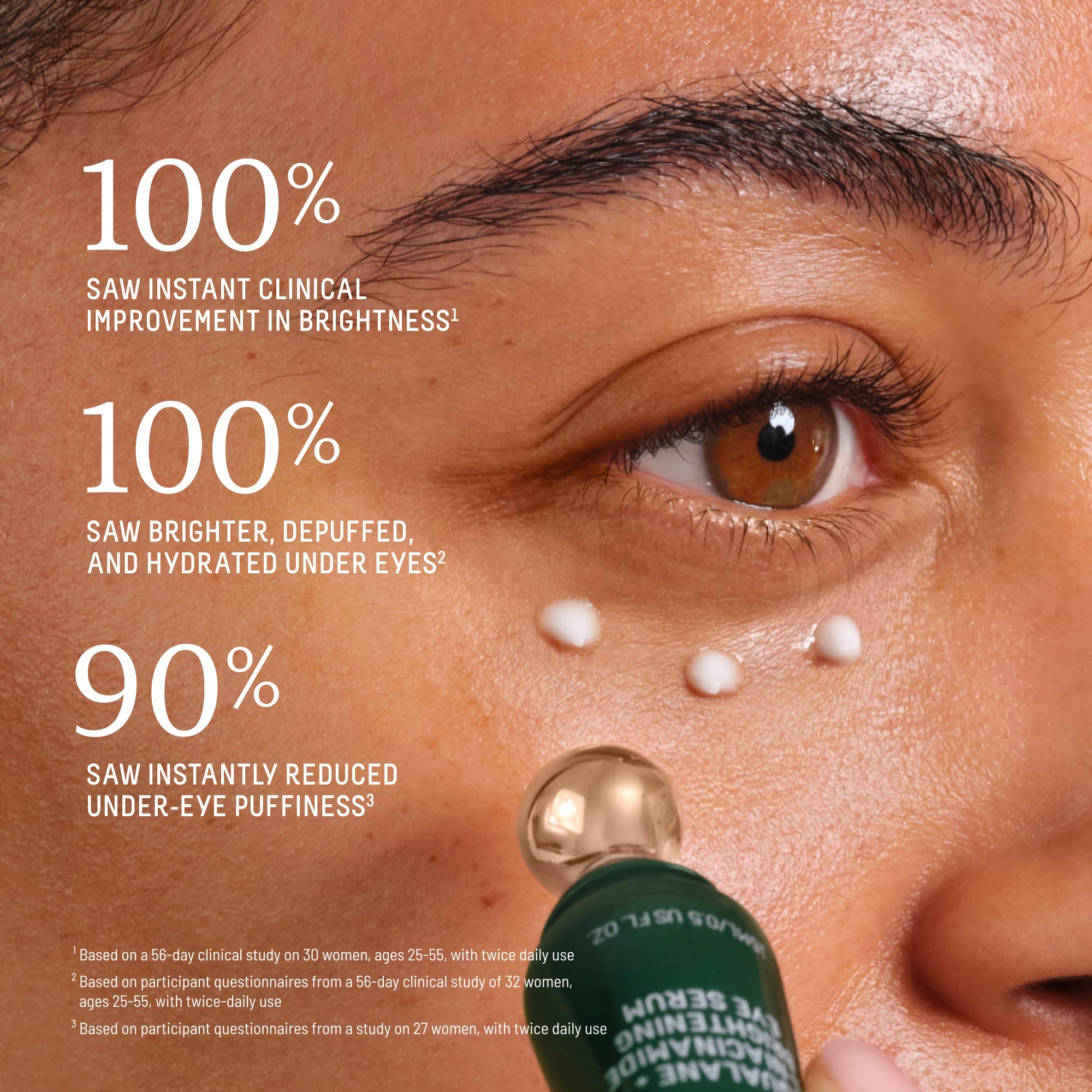 Biossance serum texture drop illustrating smooth hydration and quick absorption