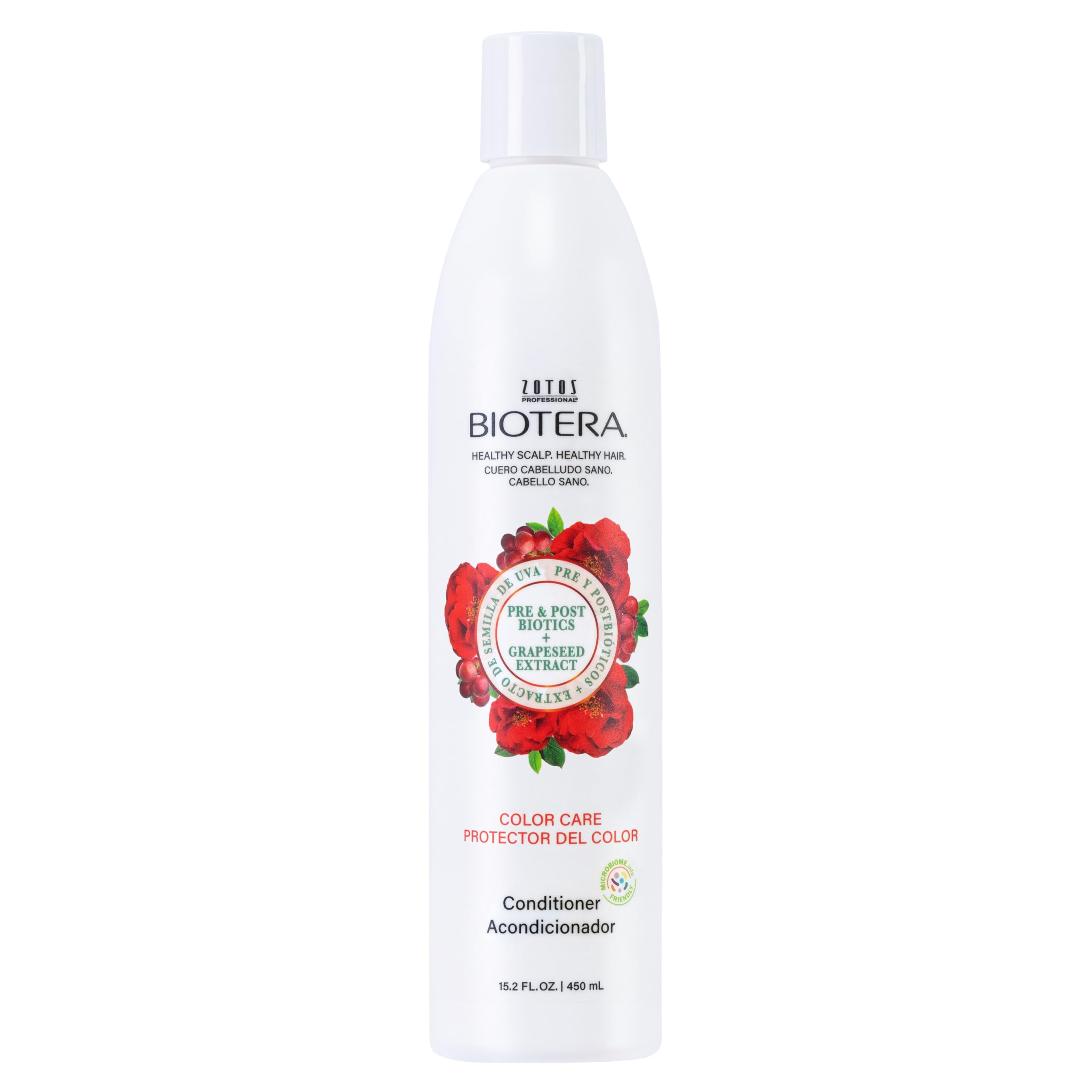 Biotera bottle front view showing color-safe conditioner benefits