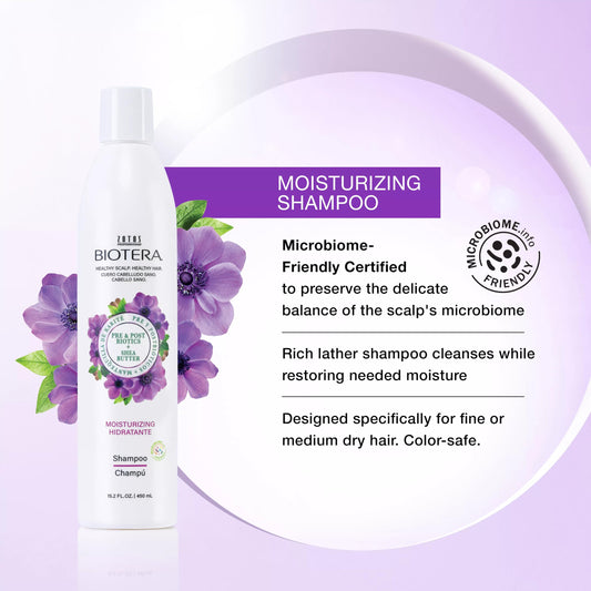 Biotera label close-up highlighting microbiome-friendly and vegan benefits