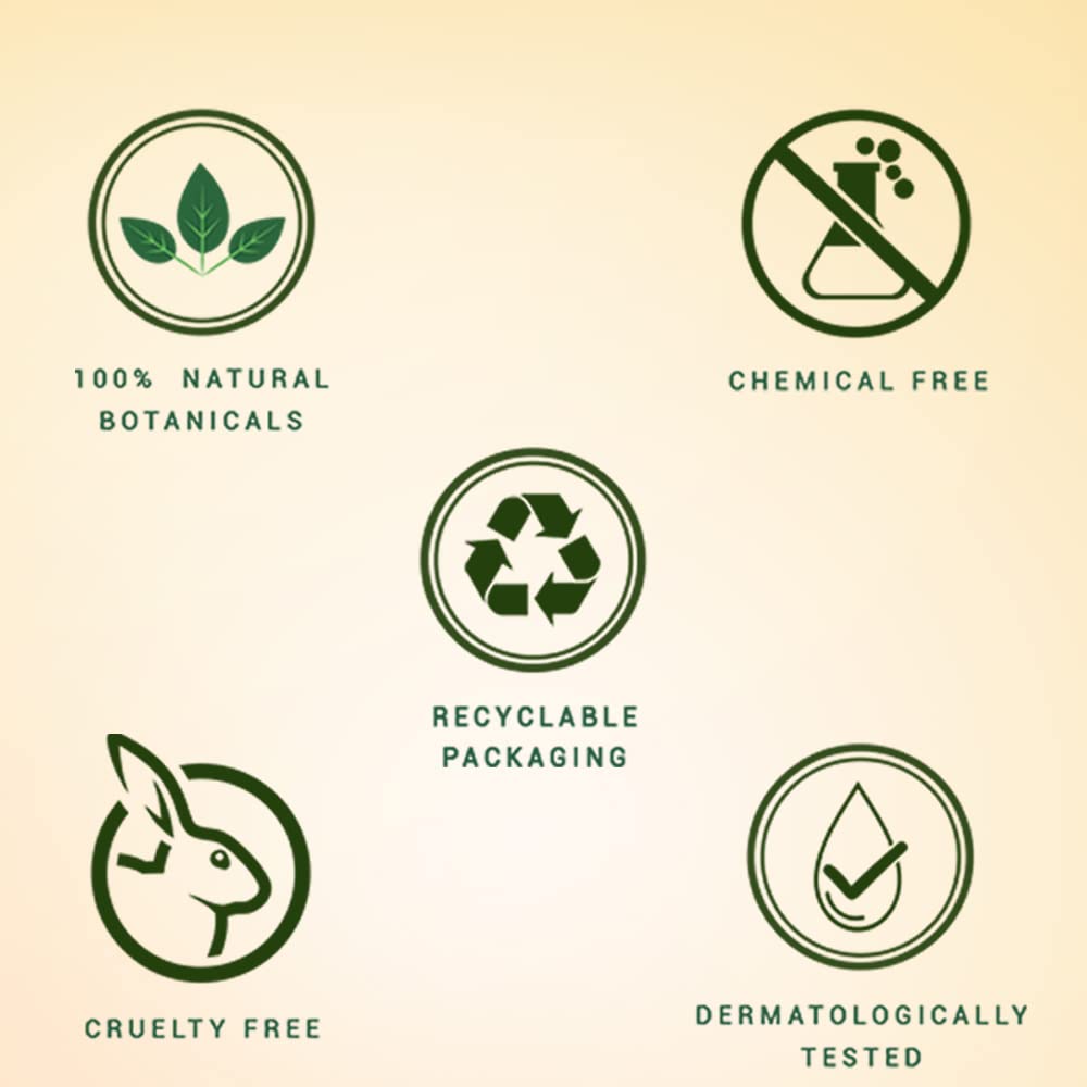 Biotique applied on face outdoors showing lightweight sun protection benefit
