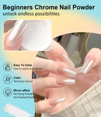 BISHENGYF lifestyle shot of manicured hands outdoors demonstrating durable shine