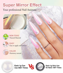 BISHENGYF powders with applicator and brush demonstrating easy use