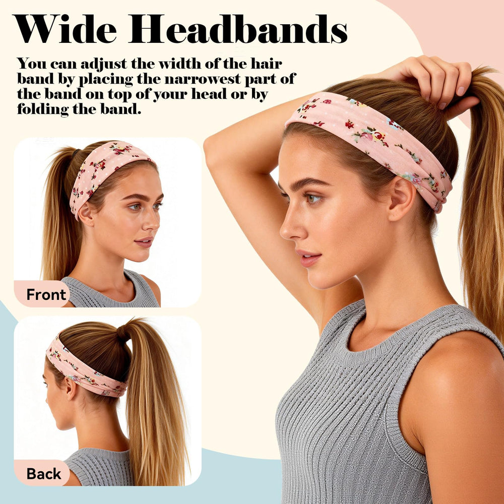BITENET headband worn during yoga demonstrating non-slip comfort