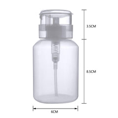 Biutee bottle in use removing nail polish for tidy controlled dispensing