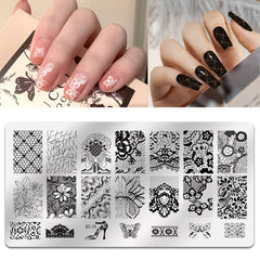 Biutee close-up of stainless steel plate lace pattern showing fine detail and crisp lines