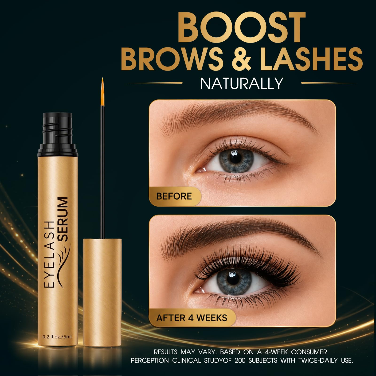 BIYSBER applicator close-up brush for precise lash-line application and control