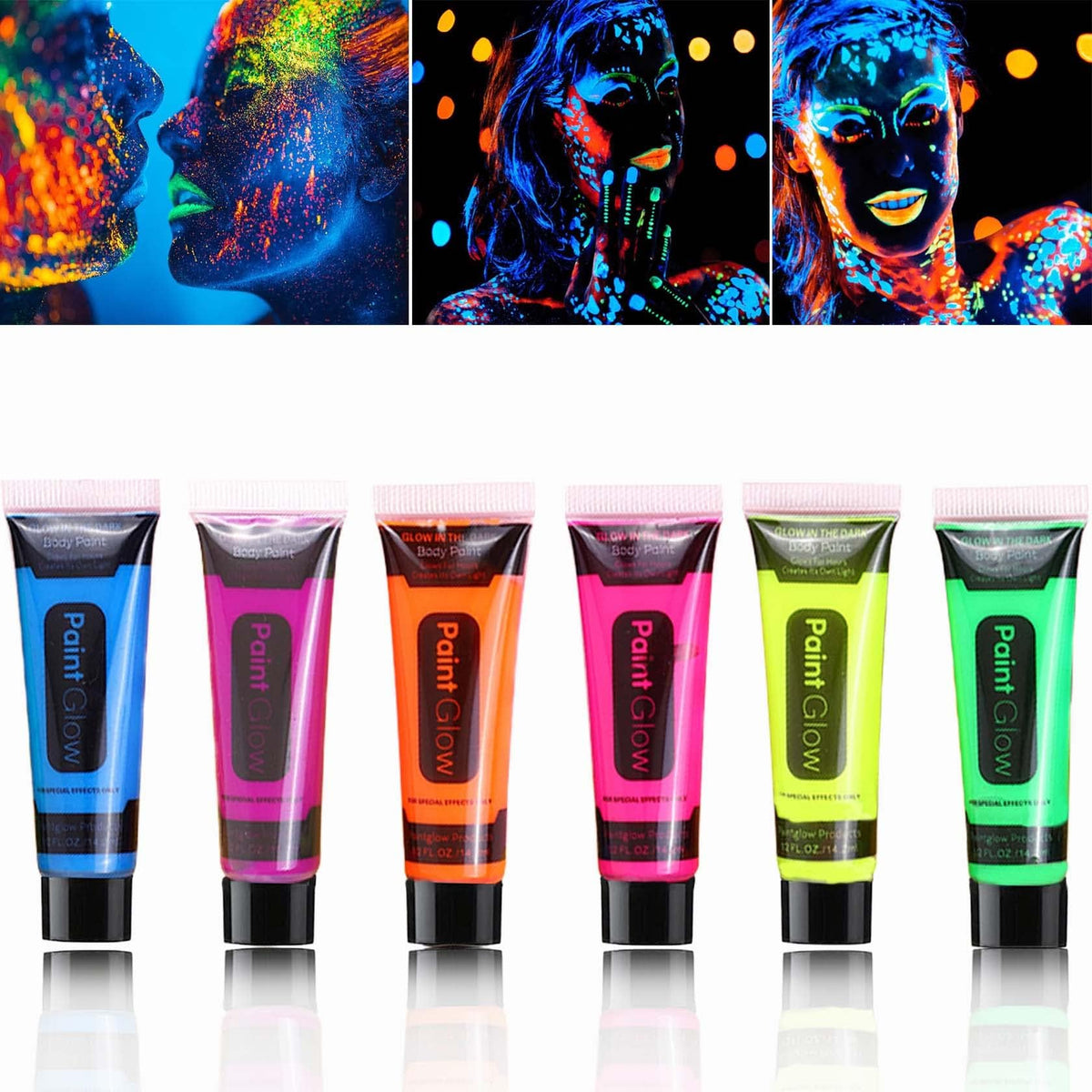 bkpplzp front packaging showing six neon paints and brand benefits