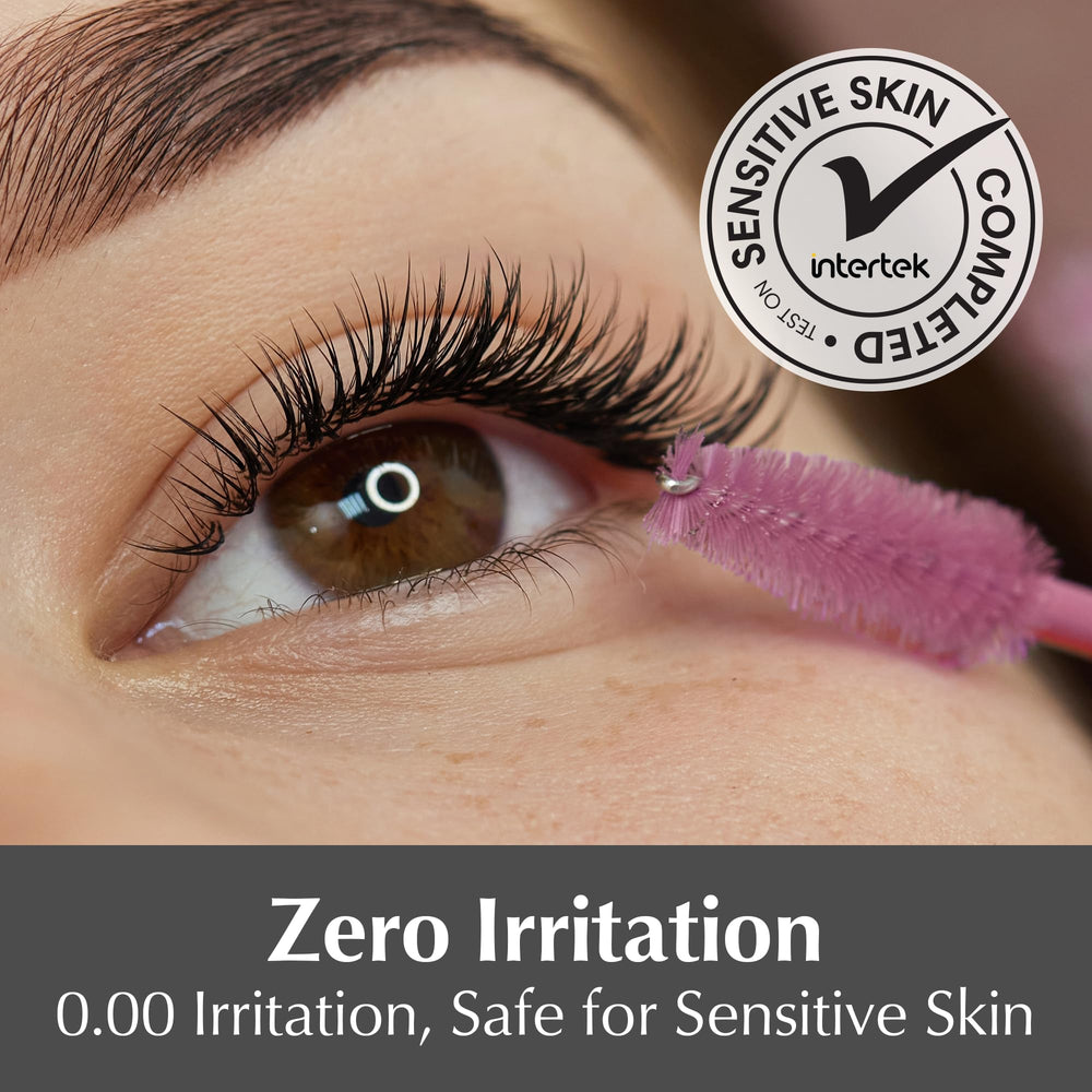 BL Lashes primer label detail featuring product claims and professional-use guidance