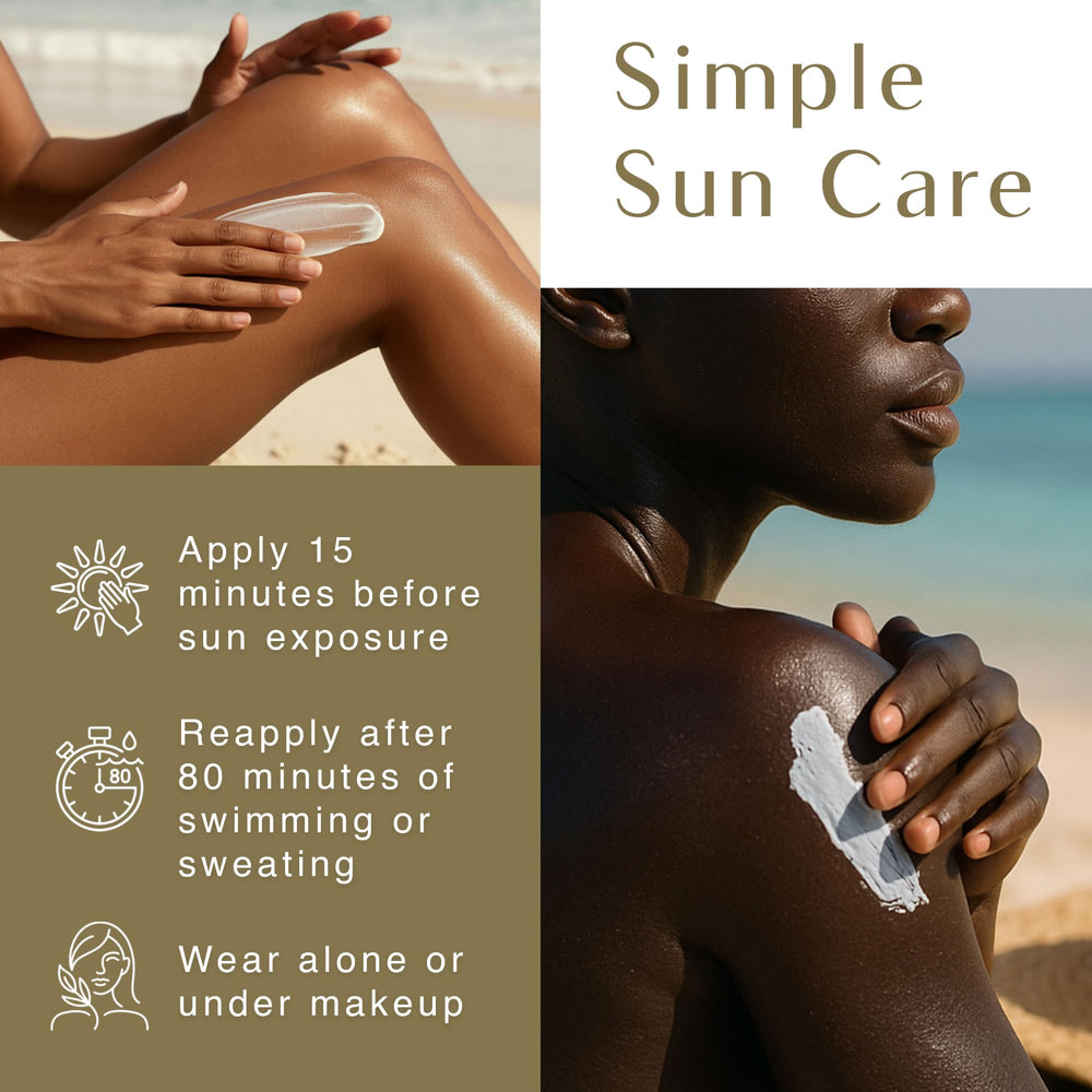 BLACK GIRL SUNSCREEN placed in tote with travel items showing portability and convenience