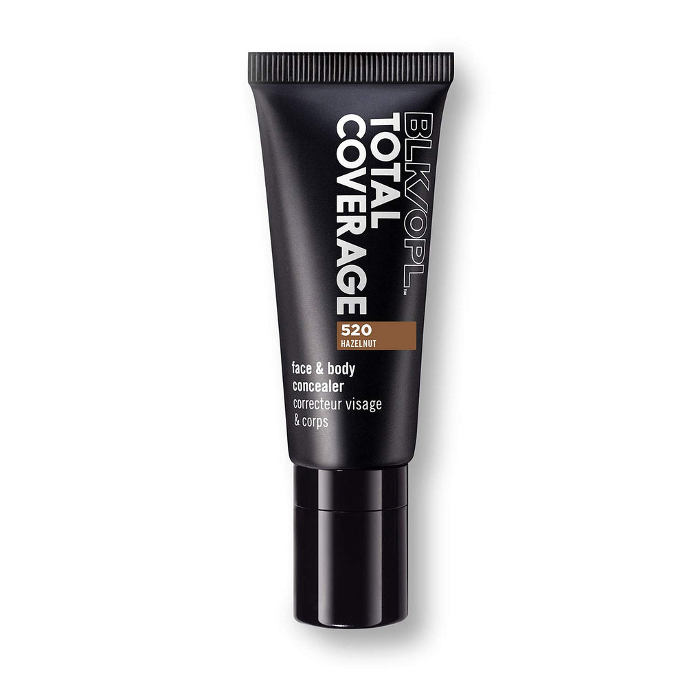 Black Opal concealer front packaging showing shade Hazelnut and durable matte coverage