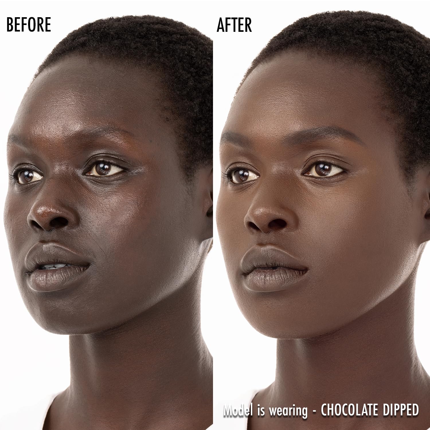 Black Radiance Cashmere contour and highlight demo creating sculpted definition