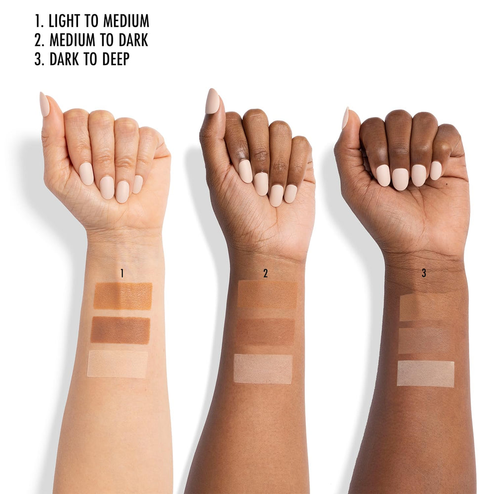 Black Radiance Cocoa Kisses powder texture close-up highlights silky, blendable finish