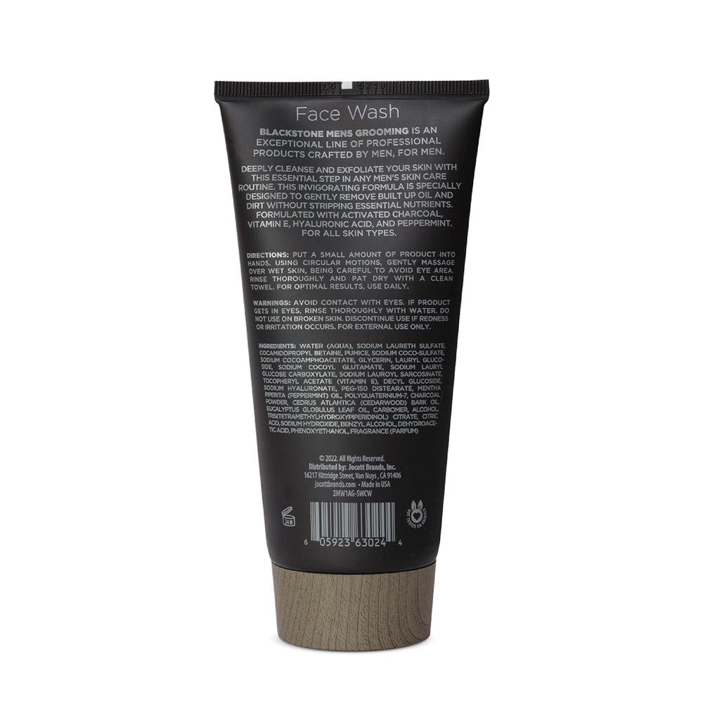 Blackstone pump and label closeup highlighting ingredients and paraben-free benefit