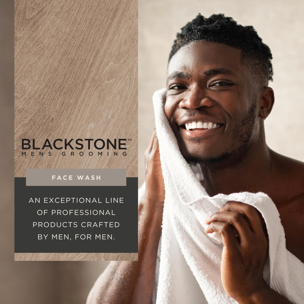 Blackstone foamy texture detail showing gentle lather and exfoliating action