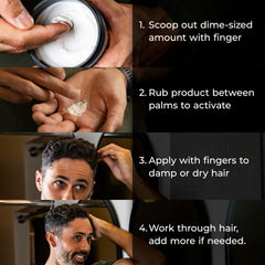 Blackwood For Men close-up of clay particles highlighting oil-absorbing texture benefit