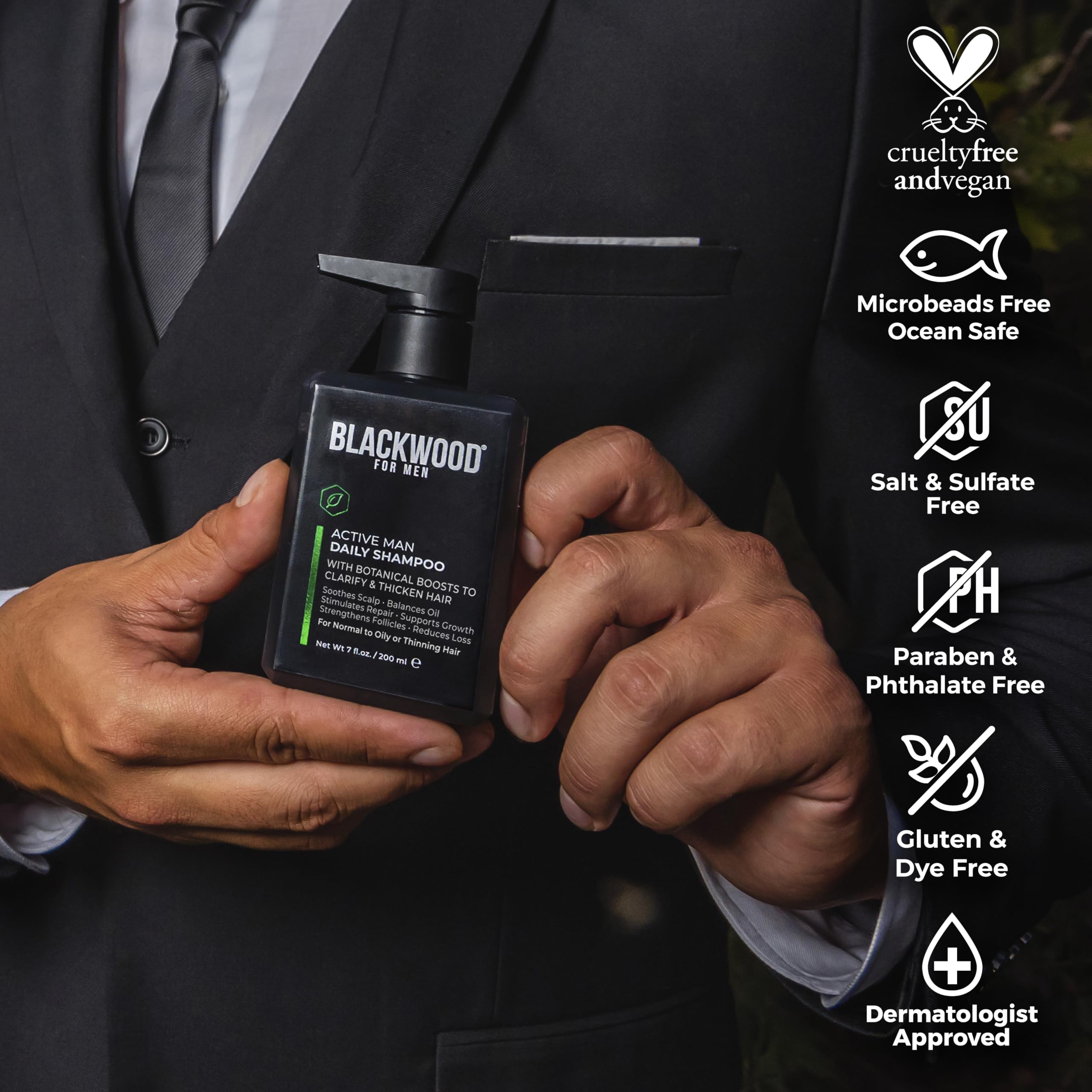 Blackwood For Men creamy foam texture demonstrating gentle yet effective lather