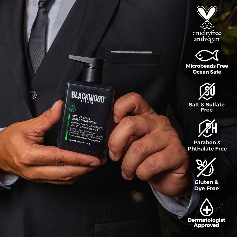 Blackwood For Men creamy foam texture demonstrating gentle yet effective lather