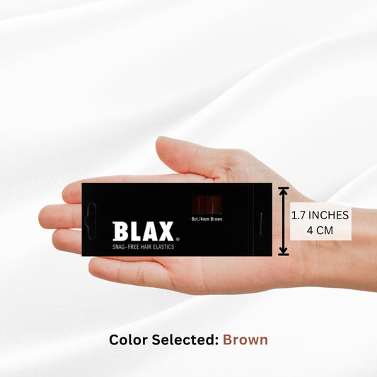 Blax closeup of 4mm elastic texture highlighting smooth surface for snag-free removal