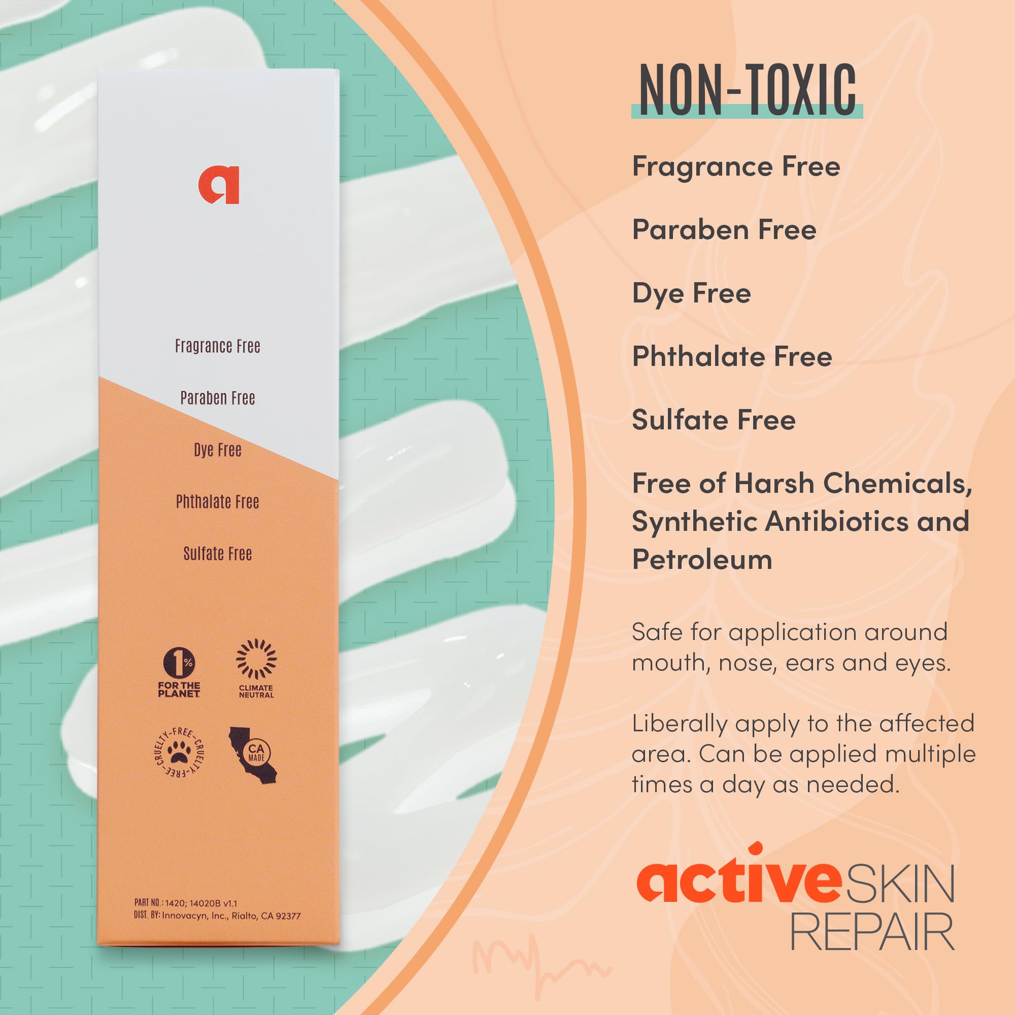 BLDG ACTIVE spreading serum on leg showing full-body moisture support