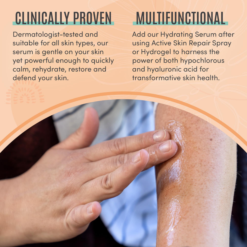 BLDG ACTIVE pump dispensing clear serum showing controlled application benefit