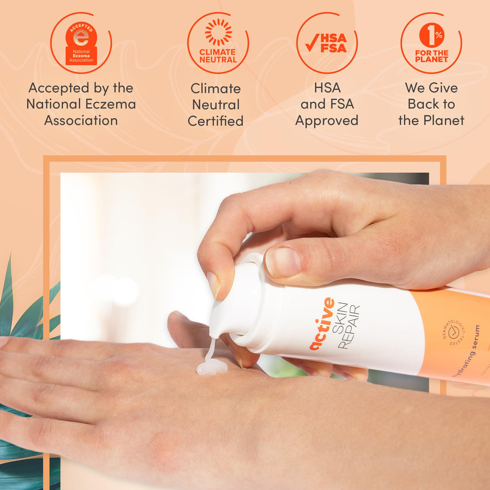 BLDG ACTIVE product label close-up listing hyaluronic acid and ceramides