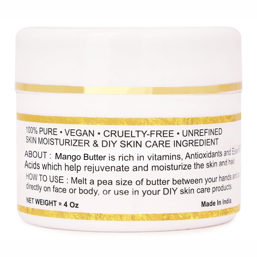 Bless International mango butter scooped texture illustrating easy spreadability
