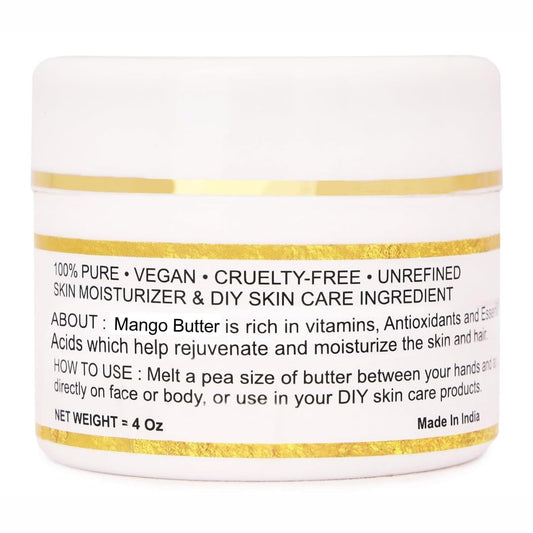 Bless International mango butter scooped texture illustrating easy spreadability