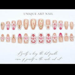 BLGTGH glossy nail surface with rhinestone accent, durable high-shine appeal